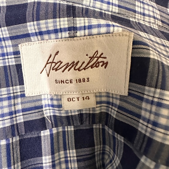 Blue check shirt from Hamilton - Picture 2 of 2